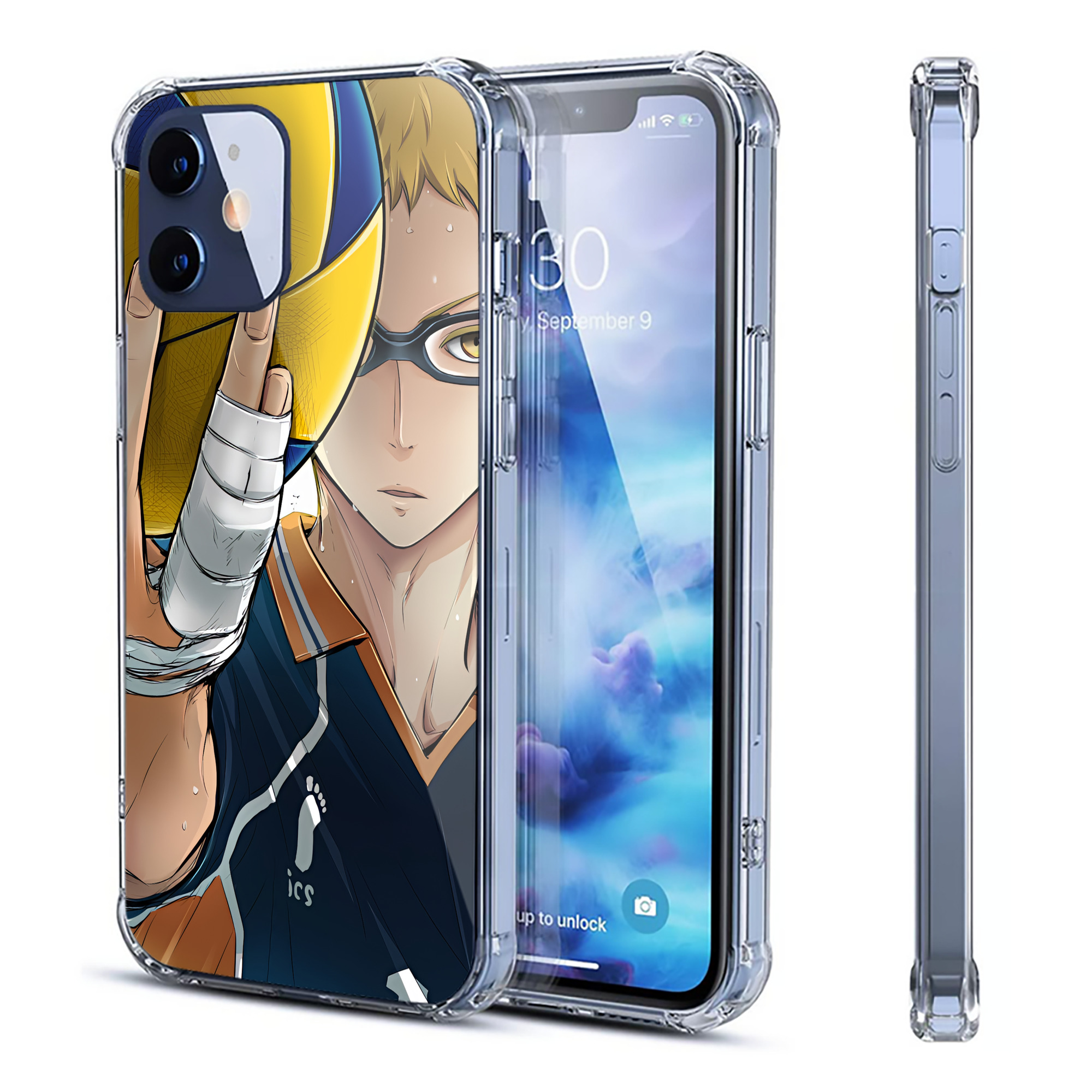 （画像用） ハイキュー!! Haikyu!! 【iPhone 12シリーズ対応】透明スマホケース（クリアソフトケース）